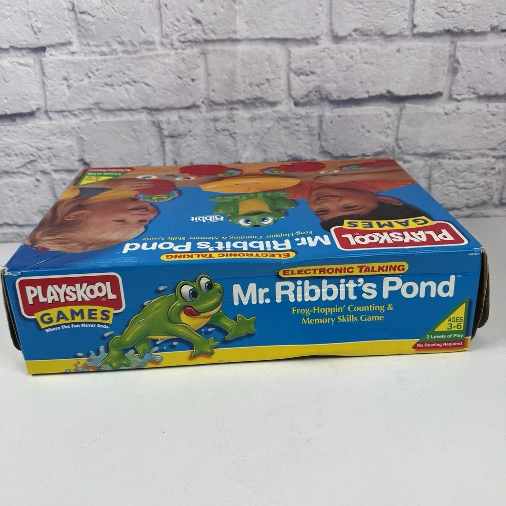 Mr. Ribbit's Pond Frog Hoppin' Counting & Memory Skills Game NOS Playskool 1996
